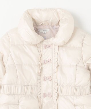 ANY KIDS 【洗濯機OK】中綿 Aライン コート ミルキーベージュ