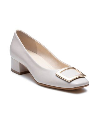 REGAL FOOT COMMUNITY 【リーガルレディース】F89Q バックル付きスクエアパンプス パンプス アイボリー