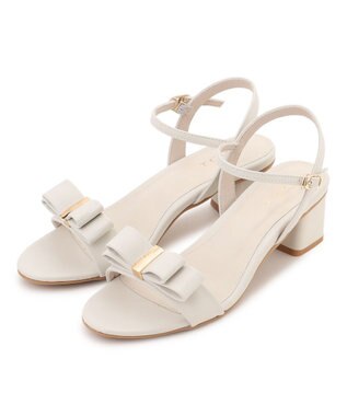 TOCCA NOBLE RIBBON SANDALS サンダル アイボリー系