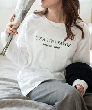 WEGO 【WEB限定】クルーネックプリントロンT 柄7