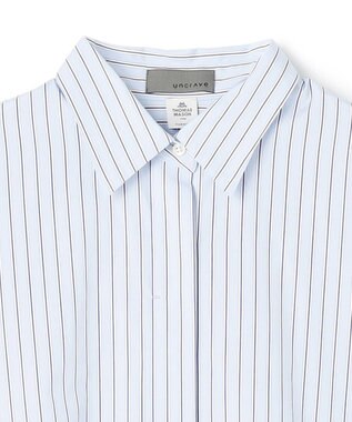 uncrave THOMAS MASON BIGシャツ ブルーストライプ
