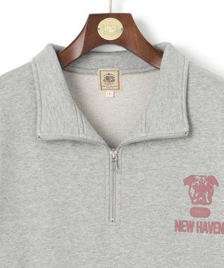 J.PRESS MEN 【WEB・一部店舗限定】ハーフジップスウェット グレー系