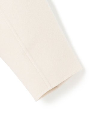 23区 L ウールライトリバー ノーカラー ショートコート ベージュ系