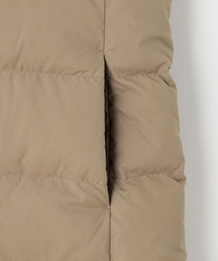 J.PRESS LADIES S ブラッシュドマルチポリ ダウンベスト キャメル系