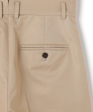 uncrave チノギャバジン ショートトラウザー ベージュ