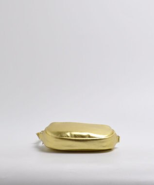 blancle メタリックレザー ラウンドショルダー GOLD
