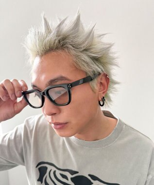 WEGO 【ユニセックス着用ITEM】カラーレンズウェリントン 柄1