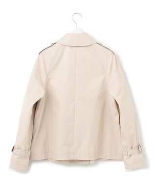 23区 コットンポリエステルギャバジン ショート トレンチ コート ベージュ系