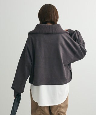 Green Parks ・ＥＬＥＮＣＡＲＥ　ＤＵＥ　スエードポンチハーフＺＩＰ Charcoal Gray