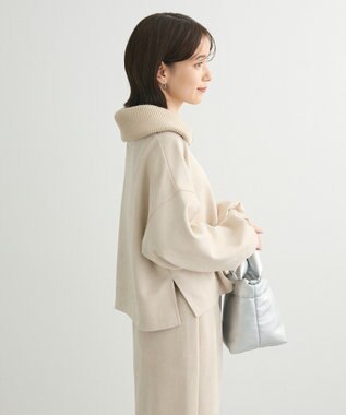 Green Parks ・ＥＬＥＮＣＡＲＥ　ＤＵＥ　スエードポンチハーフＺＩＰ Ivory