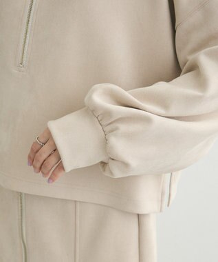 Green Parks ・ＥＬＥＮＣＡＲＥ　ＤＵＥ　スエードポンチハーフＺＩＰ Ivory