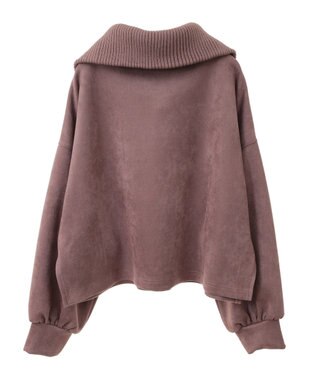 Green Parks ・ＥＬＥＮＣＡＲＥ　ＤＵＥ　スエードポンチハーフＺＩＰ Pink