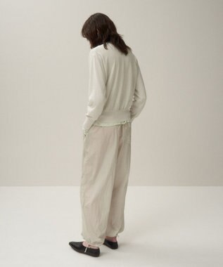 ATON RAMIE WOOL | クルーネックセーター WARM WHITE