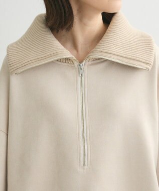 Green Parks ・ＥＬＥＮＣＡＲＥ　ＤＵＥ　スエードポンチハーフＺＩＰ Ivory