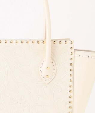 GRACE CONTINENTAL Studs tote bag エクリュ
