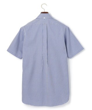 J.PRESS MEN 【PREMIUM PLEATS / 形態安定】ピンオックス カラーミックスギンガム / B.D. ブルー系3