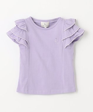 組曲 KIDS 【110-140㎝】メローメロー Tシャツ ラベンダー系