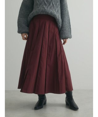 Green Parks armonia．フレアスカート Bordeaux