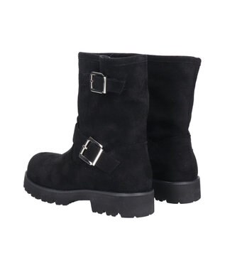 Bridget Birkin 【Bridget Birkin】オブリークトウエンジニアブーツ ブラックスウェード