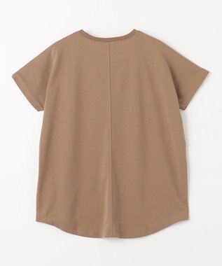 ANY ドルマンスリーブロゴTシャツ キャメル