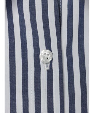 CRAFT STANDARD BOUTIQUE イージーケアオーバーシャツ Stripe Blue