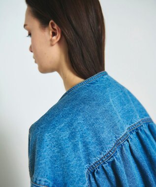 GRACE CONTINENTAL メタル釦デニムジャケット インディゴ