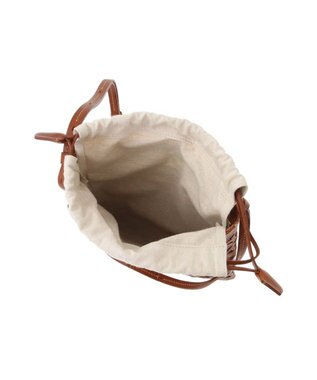 genten サスカットバスケット ショルダーバッグ チャ