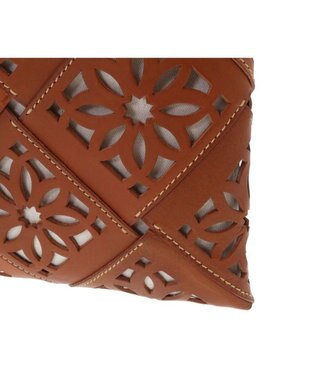 genten サスカットバスケット ショルダーバッグ チャ