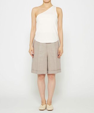 uncrave コットンミラノ ワンショルダー トップス（uncrave WHITE） オフ