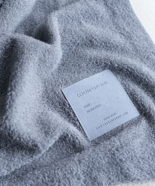LOOM&SPOOL LBRパイルスロー ブランケット モノグレー