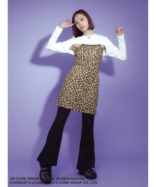 Green Parks ■別注　ＬＯＶＥ　ＢＯＡＴ　キャミワンピ×ボレロ Leopard