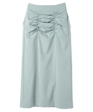 YECCA VECCA シャーリングロングナロースカート Mint