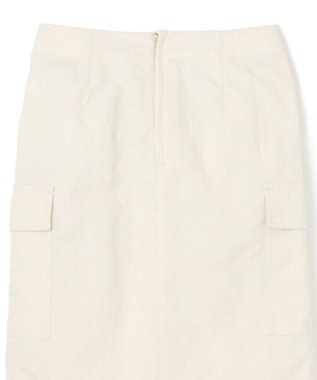 BEIGE， 【洗える】ACANTHUS / カーゴディティールコクーンタックスカート Ecru