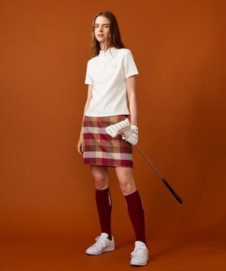 23区GOLF 【WOMEN】【UVケア】ボトルネックシャツ ホワイト系