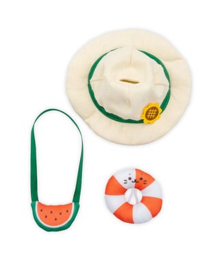 Mother garden しろたん ついてきちゃうしろたん マスコット 着せ替え服 《夏の小物セット》 夏の小物セット