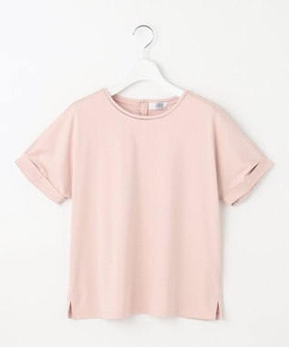 J.PRESS LADIES 【WEB限定カラーあり・洗える】コットンスムース ハシゴレース カットソー ピンク系