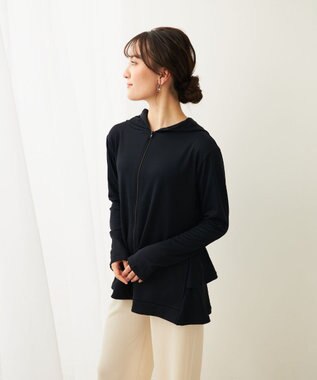 OP／FILA 【Ocean Pacific】バックフリルラッシュガード パーカー