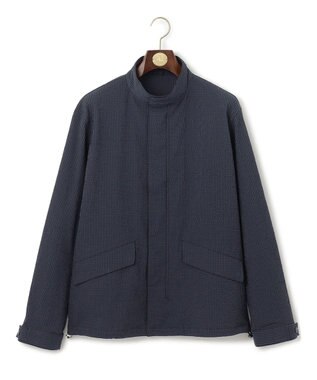 J.PRESS MEN ハイパワーストレッチサッカー ハーバーブルゾン ネイビー系3