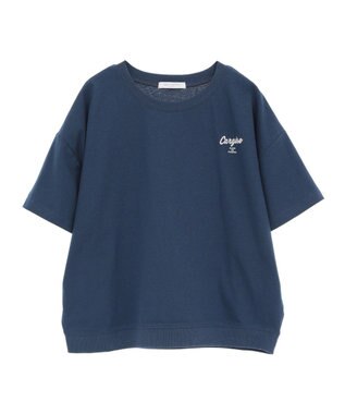 Green Parks さがら刺繍Ｔシャツ Navy