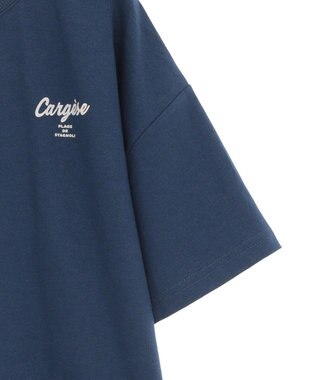 Green Parks さがら刺繍Ｔシャツ Navy