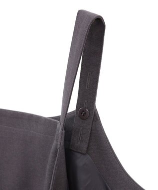 earth music&ecology スクエアネックミニワンピース Gray