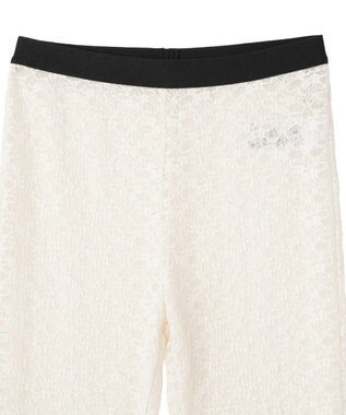 earth music&ecology レースフレアパンツ Off White