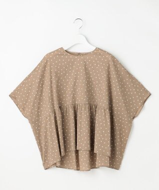  【17号サイズまで展開・WEB限定】コットンサッカープリント ブラウス