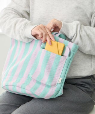 ROOTOTE 3518【ルートート】SN.デリ.リサイクルコットン-F 04：ピンク・ミント