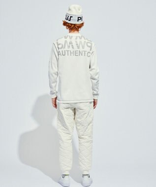 PW CIRCULUS 【裏起毛/防寒】【MEN】ステッチポイント モックネック ホワイト系