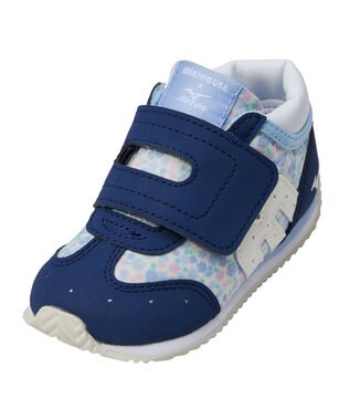 MIKI HOUSE HOT BISCUITS 【WEB限定】【13-15.5cm】ミズノコラボ セカンドベビーシューズ【WebLimited】 サックス