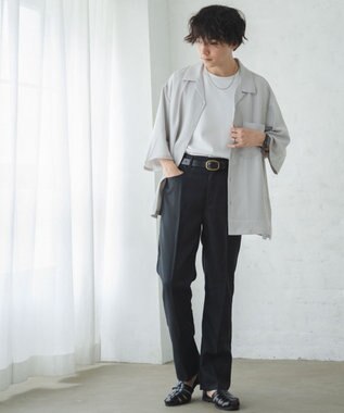 WEGO セミフレアスラックス ブラック