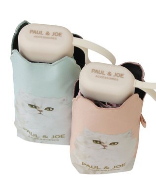 MOONBAT 【 遮光率100％/遮熱/UV/コンパクト】PAUL&JOE ACCESSOIRES(ポール&ジョー) 晴雨兼用日傘  ジプシー カットワーク 5段折りたたみ傘 ミントグリーン