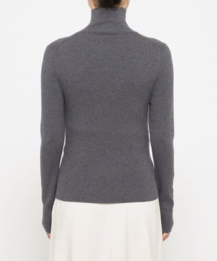 uncrave リブ ハイネックニット（uncrave STANDARD） チャコール