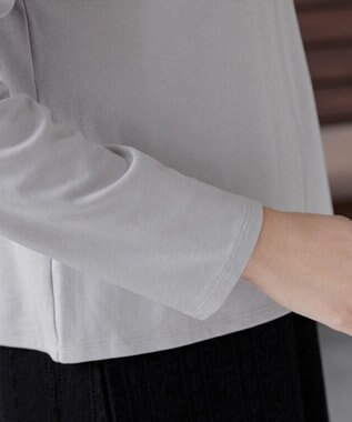 Tiaclasse L 【UVケア・接触冷感】“やみつき”ショートパーカー グレー